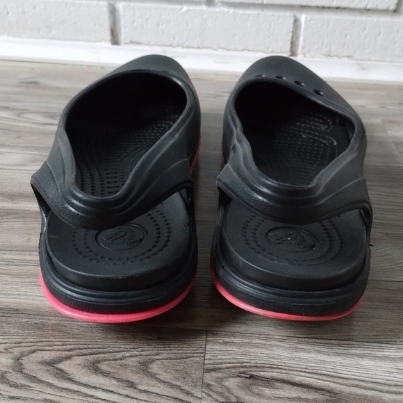 Crocs Tone Skyler Slingback Clog Black Pink Women's size 11 - Picture 3 of 5